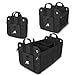 HUANZHAN Car Trunk Organizer Portable Collapsible Car Trunk Cargo Storage Organizer Carrier for Car SUV/Truck/Van Compartments Trunk Organizer(Black)