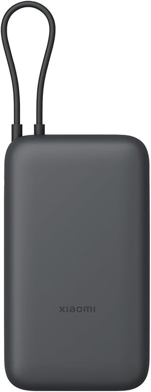 22.5W Power Bank 20000mAh (Integrated Cable) Gris Oscuro