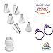 100 Pastry Bags 16 IN | Heavy Duty Piping Bags with Extra Thickness | Disposable Icing Bags with 1 Coupler and 2 Ties | Cake Decoration Piping Bags | Anti-Burst and Non-slip Piping Bag