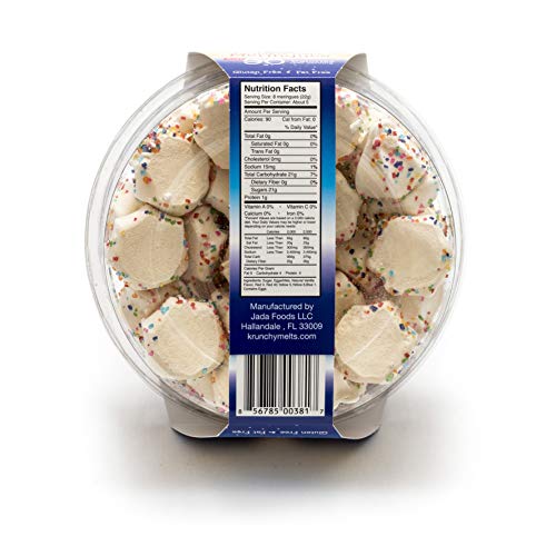 image for Original Meringue Cookies (Birthday Cake) • 90 calories per serving,