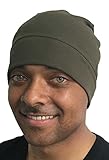 Soft Comfy Sleep and Chemo Cap, Hat Liner (XL, Charcoal Grey) For Men