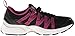 Ryka Women's Hydro Sport Water Shoe, Black/Berry/Chrome Silver, 8.5 M US