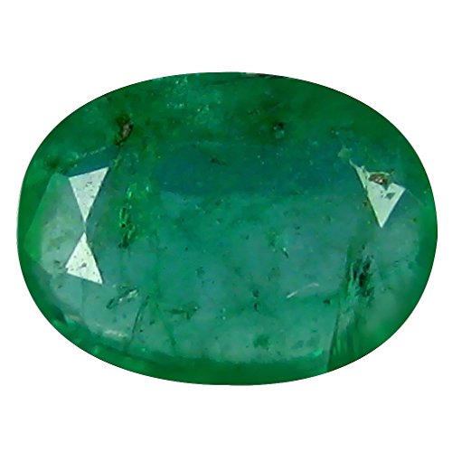 0.43 ct Oval Cut (6 x 4 mm) Unheated and Untreated Colombian Emerald Natural Loose Gemstone