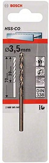 Bosch Metal Drill Bits HSS-Co DIN 338 Pack 1