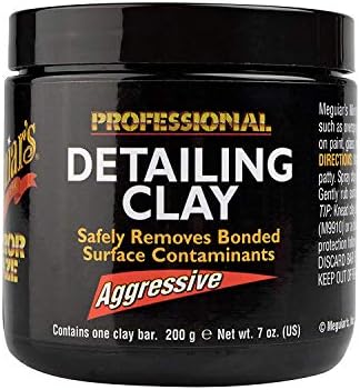 MEGUIAR’S Professional Detailing Clay, Aggressive Remove Bonded Surface contaminants & Restore a Smooth Paint Finish MEGUIAR’S Professional Detailing Clay, Aggressive Remove Bonded Surface contaminants & Restore a Smooth Paint Finish