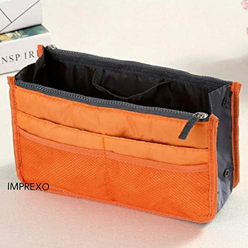 Imprexo handbag organiser & purse switcher, Orange (13 pockets)