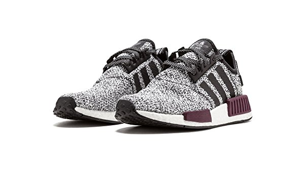 nmd gray maroon
