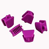 Silicone Mouth Prop, Small Size Child Size/Purple Dental Silicone Mouth Prop Latex Free 5pcs