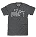 Tee Luv Men's Bacon I Am Your Father T-Shirt (Charcoal Heather) (XL)