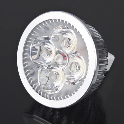 Alicenter(TM) 4 LED MR16 4W 12V warm White Spot Light Bulb Lamp Spotlight Focus Downlight #h