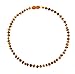 Amber Crown Baltic Amber Teething Necklace - Baroque Style Original Amber Color