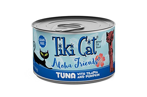Tiki Cat Aloha Friends - 5.5 oz. can 8 TR - Tuna Tilapia Pumpkin, 1 Pack, One Size