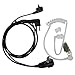 5Packs 2-Pin Earpiece and Mic Covert Acoustic Tube Compatible with Motorola CLS 1110 CLS1410 CLS1413 DTR410 PR400 RDU4100 RDU4160D RMU2040 RMU2080D RMU2080 Headset Mic