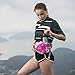 ErgaLogik Day Trekker - Hiking Waist Pack with Water Bottle (Not Included) Holder - Fanny Pack - Dog Walking - Running Belt Bag Pouch Fanny Pack for Hiking Running Cycling Camping Travel (Pink)