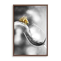 Framed Canvas Wall Art Goblet Canvas Prints Home Artwork Decoration for Living Room,Bedroom - 16x24 inches