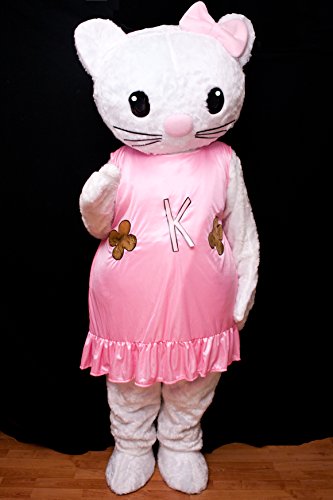 Hello Kitty Cartoon Character Costume Mascot Custom Products Kitty Cartoon (Medium: (160-175))