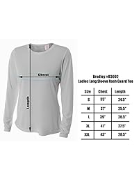 Camisa de baño Bradley Casual Fit, manga larga, protector de erupción, con protección UV