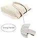 Dimayar Pack of 4 Shopping Bag Crafting Decorating Bag White