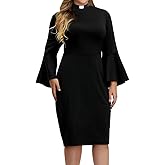 BPURB Clergy Dresses for Women Plus Size Ministers Outfit Casual Dress