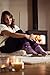 HEAT HOLDERS - Lounge Thermal Non Slip Bed Socks With Grip for Women (HHL06, 5-8 US)