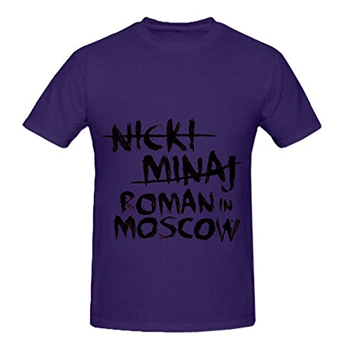 Nicki Minaj Roman In Moscow Men O Neck Cute T Shirts Purple