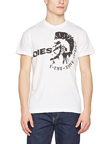 Diesel  Men's T-Ulee T-Shirt White T-Shirt