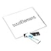 totalElement Magnetic Name Tag/ID Badge Holder, Strong Fastener with 3M Adhesive on Front Plate (Silver) 10-Pack