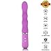 Loveryoyo Waterproof G-spot Vibrator, 10 Speed Silicone Vaginal and Clitoral Stimulator Massager, Beginners Sex Adults Toy for Women (Purple)