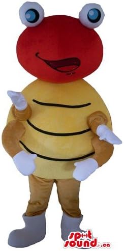 Amazon かわいいてんとう虫の漫画のキャラクターをマスコットカナダ衣装仮装をspotsound コスプレ 仮装 通販