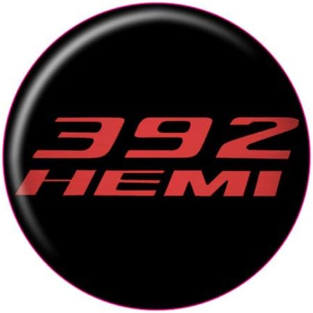 2014-2018 Charger/Challenger 392 Scat Pack Hemi Push to Start Button Overlay - Red/Black