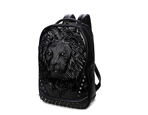 3d lion head backpack