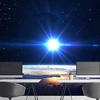 Wall Mural The Beautiful Space World Removable Self-Adhesive Wallpaper Wall Decoration for Bedroom Living Room - 66x96 inches