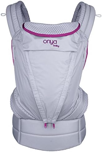 Onya Baby Pure Ergonomic Front and Back Infant to Toddler Carrier - Orchid/Granite
