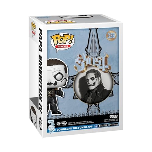 Funko POP! Rocks: Ghost - Papa Emeritus IV - Ghost Band - Collectable Vinyl Figure - Gift Idea - Official Merchandise - for Kids & Adults - Music Fans - Model Figure for Collectors and Display