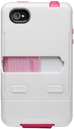 iPhone 4 / 4S Tank Cases - Olo by Case-Mate White/Pink