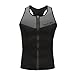 TELALEO Waist Trainer for Women Neoprene Sauna Sweat Body Shaper Slimming Weight Loss Belt Light Black XL