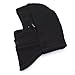 Children's Kids Balaclava Outdoor Hats Winter Warm Face Cover Cap (Black)