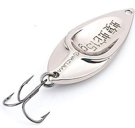 Maxry(TM) Viper Style Metal Lure Hard Bait Crankbait Swimbait Artificial Fishing Spoon Lure With Mustad Hooks 10g YC188-SZ