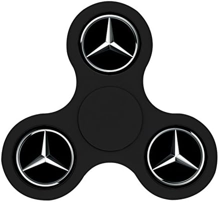 Zctplalala Fidget Hand Spinner Kill Time Toy With Ultra Speed Deep Groove Bearings Autism Toys Best Boredom Reducer Stress Toy Fidget Toy for Kids &amp; Adults (Mercedes-Car-Logo)