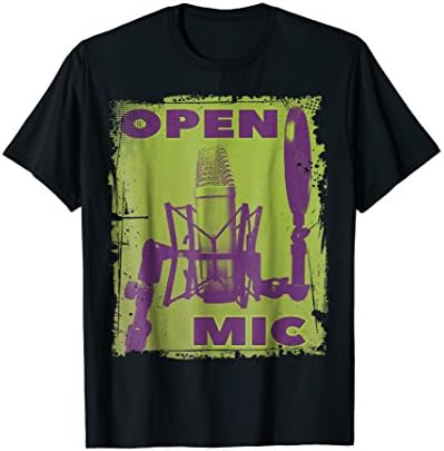 Open Mic MC Karaoke Queen Improv Comedy Night T Shirt