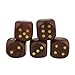 ShalinIndia Wooden Game Dice Box With Five Dice Gifts For Christmas