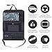 BRONZEMAN Kick Mats Backseat Organizer and Storage - Car Seat Back Protectors for Kids with 14