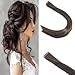 Tape in Hair Extensions Euman Hair #2 Darkest Brown 16INCH 50G Soft Hair Extensions