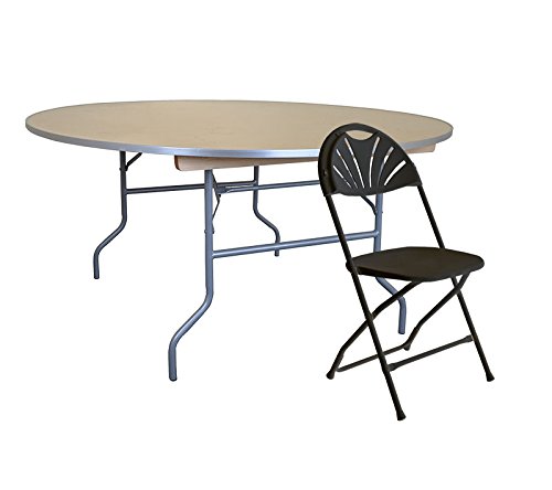Amazon Com 60 Inch 5 Foot Diameter Round Wood Table With