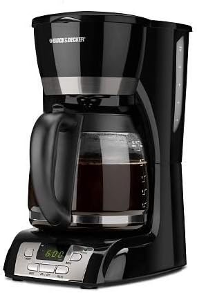 Black &amp; Decker 12-Cup Programmable Coffeemaker Model DCM2160B Black - 2PC