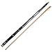 Cpllapsar COLLAPSAR R Series 58Inch 2-Pieces Maple Billiard Pool Cue Stick PU Grip (Black, 19.5OZ)