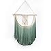 BlueMake Macrame Wall Hanging Tapestry Hand Woven Pendant Decoration House Ceremony Living Room Home Furnishing Accessories (Green)