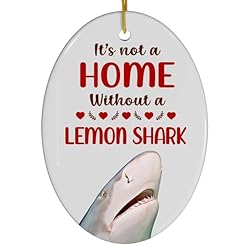 Lemon Shark Christmas Ornament 2024 - Its Not A