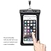 CHOETECH Floating Waterproof Case, Universal Clear Transparent Cellphone Waterproof, Dry Bag with Armband & Neck Strap for iPhone X XR, XS, XS Max,8,7, 7 Plus, 6, 6s, and All Devices Up to 6 Inches