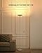 LED Torchiere Floor Lamps, Gladle Dimmable Tall Standing Lights for Living Room Bedroom Office, Super Bright Modern Sky Floor Lamp Uplight with 5 Brightness Levels, Work with Smart Plug, Warm White